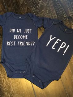 Twin Baby Gifts, Unique Baby Clothes, Baby Silhouette, Sibling Outfits, Twin Outfits, Going Home Outfit, Step Brothers, Boy Onesie