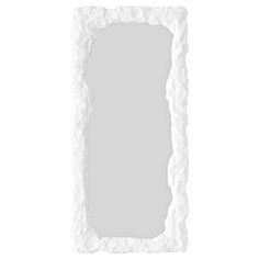 an empty white paper frame on a white background with clipping for text or image