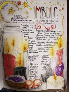 Imbolc Grimoire Page, Nocturnal Witch, Witches Wheel, Imbolc Ritual, Pagan Holidays, Tarot Magic