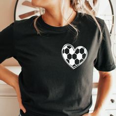 Show off your Soccer Heart with this ultra comfy unisex Tee! Fashioned with retail quality and a soft touch, it's the perfect thing to wear while you show the world your dedication to the game. Get yours and make a statement - catch the eye of other Soccer Lovers without even kicking a ball! *This listing has a 2 week turn around due to the nature of the customization* Sizing Policy:We try our best to describe the fit and style for each item in the listing but each body is uniquely shaped. You c Kicking A Ball, Soccer Heart, Heart Tee, Vip Group, Home Again, Bleachers, Bella Canvas Tees, Medium Purple, Ready To Play