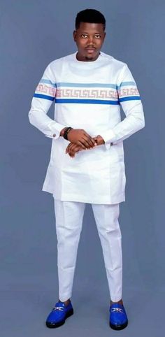 Traditional Agbada In Ankara Fabric, White Long Sleeve Agbada For Traditional Ceremonies, Traditional Ankara Fabric Sets For Wedding, Traditional Long Sleeve Ankara Sets, Traditional Ankara Fabric Sets With Long Sleeves, Corporate Wears, Mens Traditional Wear, Men Kaftan, Senator Wears