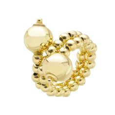 This beaded wrap ring adds a touch of elegance and simplicity to any outfit. Handcrafted with delicate beads, it is a perfect accessory for everyday wear or special occasions. Its unique design makes it a standout piece of jewelry that will surely catch the eye and become a staple in your wardrobe. Brazilian Gold Filled One size fits all Handmade in Brazil Water & Tarnish Resistant Hypoallergenic Elegant Gold Hand Wrapped Rings, Unique Jewelry With Spacer Beads, Elegant Beaded Wedding Rings, Elegant Open Ring Stackable Bracelets, Elegant Stackable Open Ring Bracelets, Elegant Metal Toe Ring, Elegant Adjustable Hand-wrapped Rings, Elegant Open Stackable Rings For Jewelry Making, Elegant Beaded Ring Jewelry