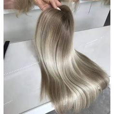 Customized Silk Base Topper Highlights Color Silk Top Topper For Women Hair Grade: Remy Hair Style: Straight Length: 12-20inch Density: 130%, 150% Hair material: 100% Virgin Human Hair Hair color: Customized Colors Type:silk base human hair toppers Hair features: silk base Net Weight: 80g/piece ※100% Virgin Human Hair: Offers the most natural look and feel, it can be styled with heat tools like your own hair. ※Base Size: Perfect for adding hair volume and covering the thinning hair area. ※Silk Base: Creates the illusion of natural hair growth where the hair is parted and allows you to part the hair in any direction. ※pressure sensitive clips and Comb for easy application Produce time: 2-3 weeks Shipping: By USPS fast shipping about 4-6 days to your hand. If you have any question feel free Hair Base, Human Hair Toppers, Neutral Blonde, Glamour Hair, Highlights Color, Blonde Layers, European Hair, Hair Volume, Hair Toppers