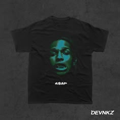 Asap Rocky, Asap Mob Concert Tour Merch T-Shirt -100% Cotton -Comfortable unisex fit -Tear-away label -True to Size Asap Rocky Merch, Urban Screen Print Top For Concert, Green Concert T-shirt With Screen Print, Green Graphic Tee For Concert, Green Band Merch Tops For Concert, Green Crew Neck Top For Concert, Urban Style Pre-shrunk Tops For Concert, Band Merch Screen Print Shirt For Streetwear, Black Fan Apparel T-shirt For Concert