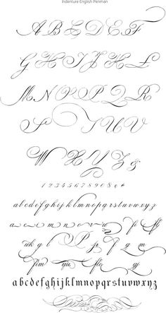 some type of calligraphy written in cursive writing, including the letters and numbers