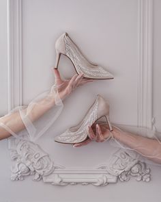 These wedding pumps, classic in their shape, are made of soft white shoe mesh with handmade couture embroidery that is reminiscent of the waves of the ocean. Our team spends two full days embroidering one pair! A comfortable 8.5 cm / 3.3 inches heel and soft cushioned insole give a feeling of additional comfort when walking. It can be made with lower heels. Inside there is a soft memory foam insole, which gives a feeling of additional comfort when walking. Tunit outsole is made of a mixture of l Embellished Fitted Round Toe Wedding Shoes, Lace Wedding Shoes For Evening, Fitted Pointed Toe Wedding Shoes, Fitted Wedding Shoes With Pointed Toe, Fitted Lace Wedding Shoes With Pointed Toe, Elegant Pearl Embroidered Wedding Shoes, Pointed Toe Heels For Ceremonies, Fitted Pointed Toe Heels For Ceremonies, Fitted High Heel Wedding Shoes For Ceremony