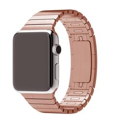 Apple Watch Band, Stainless Steel Link Bracelet W/ Butterfly Lock - Spartan Watches - Top Apple Watch Bands & Luxury Watches Apple Watch Stainless Steel, Apple Watch 42mm, Bracelet Apple Watch, Apple Watch Accessories, Apple Watch Series 3, Apple Watch 38mm, Apple Watch Strap, Stainless Steel Band, Chain Link Bracelet