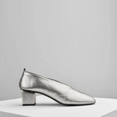 GRAY MATTERS | Mildred Classic Argento | Women's Designer Shoes