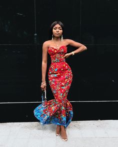 Slave Outfit, Prom Dress African, African Prom Dress, Fashion Party Dress, Ankara Outfits, African Prom Dresses, Ankara Dress Styles, African Fashion Designers, Afrikaanse Mode