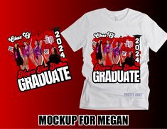 Congratulations to the Class of 2024 🎓 Show off your accomplishment! Celebrate this momentous occasion with our personalized Graduation Middle Design Shirt that’s truly one-of-a-kind. Create a truly unique statement piece that you’ll proudly own for years to come! Upload your photos and create a lasting memory of this special day. Wear it proudly as a reminder of your hard work and success. A perfect gift for graduates and their proud loved ones. We can add your school name, degree, icons, imag Customizable White Tops For Graduation Gift, Customizable Crew Neck Top For Graduation Party, Graphic Print Crew Neck Top For Graduation Party, Grad Shirts, Class Of 2024, The Class, Hard Work, First Names, Custom Clothes