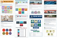 the front and back pages of an information brochure for students to use in their classroom