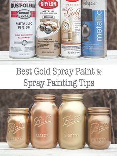 the best gold spray paint and spray painting tips