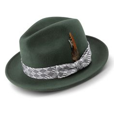 Montique Hunter 2 ½" Brim Wool Pinch Fedora With Matching Ribbon Hat H2357 Elevate your style with the Montique Hunter Wool Felt Hat, featuring a distinguished 2 ½" wide brim. This elegant accessory is designed with meticulous attention to detail, including a matching grosgrain ribbon. Pair it effortlessly with the matching suit and shoes, all available separately. Classic Wide Brim: 2 ½" Exquisite Matching Grosgrain Ribbon Timeless Solid Color Hat Refined Pinch Crown Design Expertly Crafted fro Crown Abstract, Ribbon Feather, Hat With Feather, Felt Dress, Hat Aesthetic, 2 Piece Short Set, Paint Stripes, Dress Hat, Crown Design