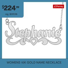 Included: 1 Necklace Chain(s), 1 Pendant(s)Features: Personalized, MonogrammableJewelry Closure: Spring Ring ClaspLink Construction: SolidMetal Color: WhiteChain Length: 18 InchChain Width: 1.25 MillimetersChain Construction: RopeCare: Wipe CleanMetal: Sterling SilverNecklace Type: Name NecklacesAssembled in the US from Imported Materials Custom Silver Nameplate Necklace With Hallmarks, Silver Necklaces With Hallmarks For Anniversary, Silver Hallmark Nameplate Jewelry, Silver Name Necklace With Hallmarks For Mother's Day, Silver Nameplate Necklace For Anniversary Gift, Name Necklaces, Gold Name Necklace, Necklace Chain, 10k Gold