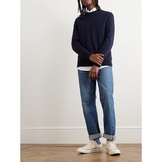 Made from wool with a springy handle, NN07's 'Ted 6605' sweater is a must-have when building a capsule wardrobe. It comes in a variety of versatile colours and can be worn with jeans or smart trousers, layered under a short or worn solo. The knit is fine enough to layer under a jacket without any fuss. Relaxed Fit Wool Sweater For Everyday, Casual Cashmere Polo Sweater For Spring, Casual Merino Wool Sweater For Everyday, Casual Everyday Merino Wool Sweater, Everyday Wool Sweater With Ribbed Cuffs, Casual Blue Merino Wool Polo Sweater, Casual Merino Wool Polo Sweater With Ribbed Cuffs, Casual Cashmere Polo Sweater, Casual Cashmere Sweater For Business Casual