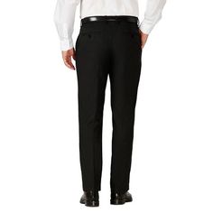 Haggar H26 Men's Tailored Fit Premium Stretch Suit Pants - Black 30x30 Modern Formal Long Pants, Modern Formal Long Bottoms, Modern Full-length Dress Pants For Business, Fitted Modern Dress Pants, Business Slim Fit Suits With Long Pants, Modern Slim Fit Formal Bottoms, Modern Slim Fit Business Bottoms, Modern Slim Fit Bottoms For Business, Modern Slim Fit Bottoms For Formal Occasions