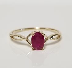 Rubi Gold Ring Designs, Oval Ruby Ring In 14k Gold As Gift, Classic Oval Ruby Ring With Diamond Cut, Oval Ruby Ring In 14k Gold, 14k Gold Oval Ruby Ring With Center Stone, Heirloom Oval Ruby Ring With Diamond Cut, 14k Gold Oval Ruby Ring For Wedding, Classic Oval Ruby Ring In 14k Gold, Heirloom 14k Gold Oval Ruby Ring