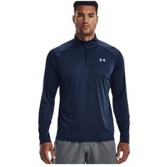 Nwt Under Armour Men's Ua Tech Velocity 2.0 1/4 Zip Shirt Navy Loose Small Air Force Hoodie, High Neck Sweatshirt, Under Armour Shirt, Under Armour Sweatshirt, Zip Shirt, Navy Blue Long Sleeve, Grey Long Sleeve Shirt, Compression Shirt, Loose Fitting Tops