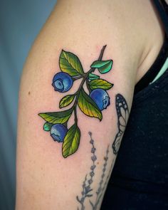 15 Adorable Blueberry Tattoo Ideas for 2022 1 Blueberry Tattoo, Cottagecore Tattoo, Aesthetic Tattoo Ideas, Tato Tradisional, 15 Aesthetic, Mushroom Tattoo, Fruit Tattoo, Tato Minimal, Traditional Tattoo Inspiration