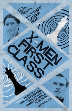 X-Men First Class Poster Retro Film Posters, X-men Wallpaper, Professor Xavier, New Rochelle, Film Poster Design, Retro Film