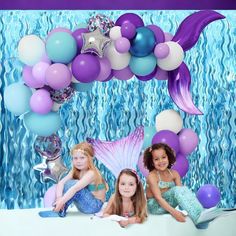 Step into a world of magic as shimmering teal blue waves greet your guests, setting the perfect tone for an unforgettable celebration. These wavy foil fringe curtains transform any room into a vibrant underwater paradise, whether it's for a mermaid birthday party, an under-the-sea adventure, or a Baby Shark birthday bash. With each curtain measuring 3.2 ft by 6.6 ft, this 3-pack creates a layered, full backdrop that dances with every breeze, adding movement and sparkle to your event. The matte finish and elegant waves bring a unique touch, instantly elevating the décor. Setting up is a breeze--simply peel and stick the curtains onto a smooth surface with the pre-fixed adhesive tape, and you're ready to go! Hang them as a backdrop, drape them over doorways, or use them as a fun photo booth Mermaid Birthday Backdrop, Under The Sea Party Decorations, Sea Party Decorations, Fringe Curtains, Shark Decor, Sea Adventure, Photo Booth Background, Curtain Fringe, Adventure Of The Seas