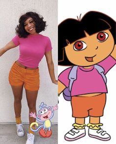 60 Easy Cosplay Halloween Costume Ideas For Black Girls Cosplay Cartoon, Easy Cosplay, Holloween Costume, Trendy Halloween Costumes