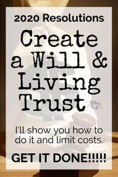 Creating A Will, Revocable Living Trust Forms