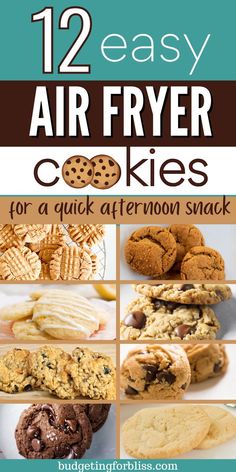 12 easy air fryer cookies for a quick afternoon snack