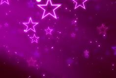 purple and white stars are glowing in the dark night sky, creating an abstract background