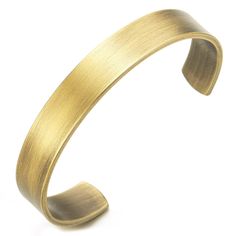 MB-3329-1431-RE Stainless Bracelet, Cuff Bangle Bracelet, Minimalist Bracelet, Bracelet For Men, Cuff Bangles, Bronze Color, Satin Finish, Bangle Bracelet, Bracelets For Men