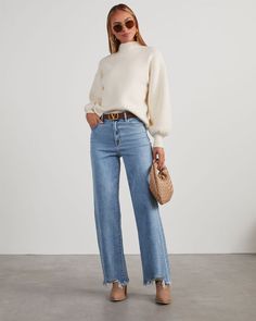 Mandy High Rise Stretch Frayed Wide Leg Jeans – VICI Fall Relaxed Fit Pants With Frayed Hem, Frayed Hem Pants For Fall Workwear, Classic Flare Jeans With Frayed Hem For Fall, High Waist Flare Jeans With Frayed Hem For Work, Chic Flare Jeans With Frayed Hem For Work, Wide Leg Flare Jeans With Frayed Hem For Fall, Fall Flare Jeans With Frayed Hem And Wide Leg, Wide Leg Jeans With Frayed Hem For Fall, Fall Wide Leg Jeans With Frayed Hem