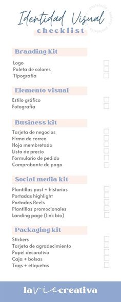 a blue and white checklist with the words,'essential visual checklist '