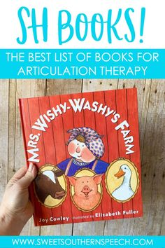 SH Book List For Articulation Therapy - Sweet Southern Speech Speech Therapy Thanksgiving, Music Therapy Activities, Speech Therapy Materials, Easy Lessons, Speech Activities