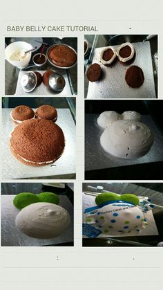 instructions for how to make a mickey mouse cake