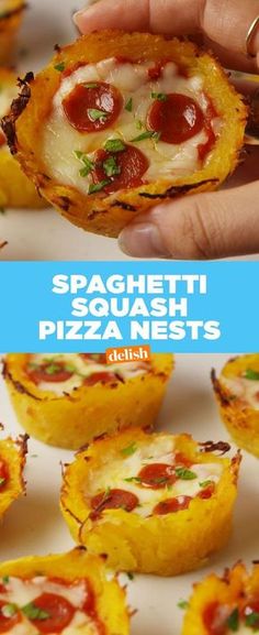 Betty Spaghetti, Cook Squash, Spaghetti Squash Pizza, Squash Pizza, Spaghetti Pie, Pizza Bagels, Mini Pizzas, Spaghetti Squash Recipes, Pizza Bites