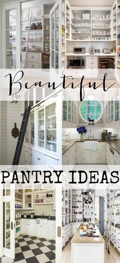 the pantry is organized and ready to be used as a storage area for many items