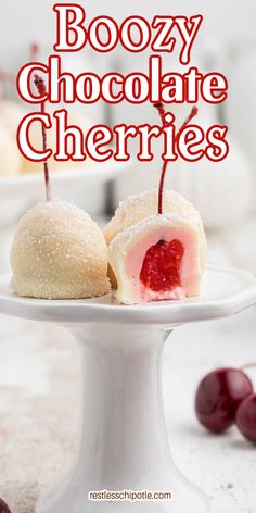 These white chocolate covered cherries are the ultimate indulgence for Valentine’s Day. Dipped in creamy white chocolate and infused with a hint of bourbon, they�’re a romantic treat that’s as elegant as it is delicious.