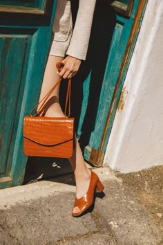 Shoes Fashion Photography, Shoes Photography, Crocodile Print, Bags Handmade, Pierre Cardin, Fashion Photoshoot, Small Shoulder Bag, Fashion Poses