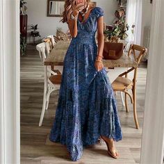 Vintage Long Dress, Boho Mode, Paisley Maxi Dress, Marine Uniform, Neue Outfits, Sleeves Clothing, Maxi Robes, Weave Style, Styl Boho