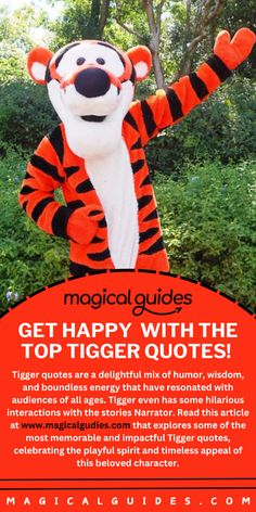 Looking for a bit of joy & motivation? Discover 83 of Tigger's best Disney quotes that capture his playful spirit! These happy & motivational quotes from everyone’s favorite Disney character are perfect for adding a touch of Disney aesthetic to your day. Magical Guides explores the wisdom & humor of Tigger, offering memorable lines that uplift & inspire. Embrace the magic with Disney quotes that remind us to bounce through life with enthusiasm! Happy Motivational Quotes