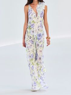 ZIMMERMANN Natura appliquéd floral-print linen and silk-blend maxi dress | NET-A-PORTER Chic Floral Print Maxi Dress For Daywear, Spring Silk Floral Dress For Garden Party, Silk Floral Dress For Spring Garden Party, Spring Daywear Floor-length Maxi Dress, Spring Silk Floral Maxi Dress, Floral Print Floor-length Maxi Dress For Daywear, Floor-length Floral Print Daywear Dress, Floral Print Maxi Dress For Daywear, Floor-length Floral Print Day Dress