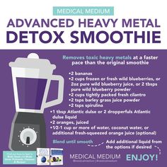 Metal Detox Smoothie, Liver Cleanse Juice, Blueberry Powder, Blueberry Juice, Liver Detoxification