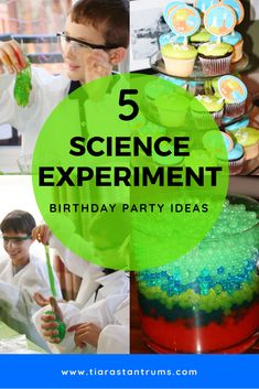 science birthday party ideas for kids that are fun and easy to do with the kids