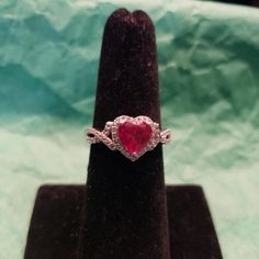 Sterling Silver Red Heart Lab Created Ruby Ring Size 7 Lab Created Ruby, Lab Created White Sapphire 1.46 Ctw Ring Size 7 New With Tags! Comes In Gift Box. Fast Shipping From A Non-Smoking Home. I Sell Only New Or Like New Items Unless Specifically Noted. I Am Always Happy To Bundle Or Combine Shipping. Check Out My Other Items. Check Out My Many Jewelry Items! Posh Ambassador Since 2018 Red Heart-cut Jewelry For Anniversary, Red Heart Cut Jewelry For Anniversary, Red Heart-shaped Promise Jewelry, Sterling Silver Red Ruby Promise Ring, Promise Ruby Ring In Sterling Silver, Red Heart Cut Ruby Ring, Red Heart Cut Ring As A Gift, Red Heart Cut Ring As Gift, Red Heart Cut Ring For Gift