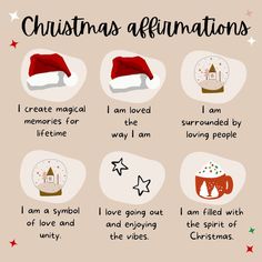 Christmas Affirmation To Cope With Holiday Blues, Christmas affirmations to enjoy the holiday season. Gratitude affirmation, affirmations, positive affirmations, how to beat and avoid holiday blues, positive Christmas affirmations, holiday fun ideas, Christmas journal, daily affirmations, holiday season! Christmas Affirmations, Quotes Pink, Support Quotes, Cozy Christmas Decor, Feeling Left Out, Affirmations Positive, Journal Daily, Holiday Blues, Classy Christmas