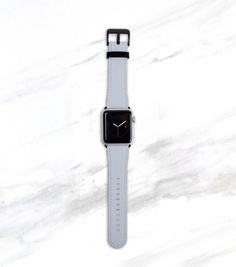 Seersucker Print Band for Apple Watch 40mm 38mm 42mm 44mm Women Blue Stripes Faux Leather Series 4, Trendy Everyday Leather Strap Apple Watch Band, Trendy Leather Strap Watch Accessories, Casual Watches With Adjustable Leather Strap, Casual White Everyday Watch, Casual White Apple Watch Band With Bracelet Strap, Casual White Adjustable Watch Band, Modern White Apple Watch Band For Everyday Use, Casual Adjustable White Watch Band, Casual Watch Accessories With Adjustable Leather Strap