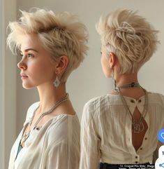 Coolest Short Haircuts For Women, Edgy Hairstyles For Short Hair, Edgy Short Hair Styles, Short Edgy Pixie Haircut, Cropped Pixie, Pixie Cut With Highlights