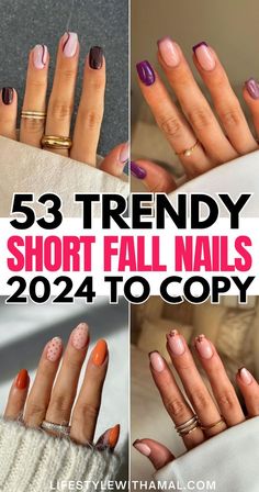 Looking for short fall nails to rock this autumn season? You’ve hit the jackpot babe! These cutest and spot on short fall nail designs 2024 are seriously next-level. Trust me, you’ll want to recreate these ASAP! short fall nails acrylic , short fall nails ideas, September Nails Short Round, Nails Fall 2024 Short, Short Nail Tips Acrylic, Trending Fall Nails Short, Fall Design Nails Short, Cute Fall Nails Simple Gel Short, Fall Geometric Nails, Short Nail Designs September, Fall Short Acrylic Nails Designs