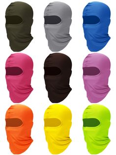 PRICES MAY VARY. Essential summer accessory: our summer face covers can fully cover your face, nose, mouth, ears and neck, protecting you from sun, dust and wind, designed with a big hole in the eyes part for you to see clearly for outside environment, you can apply them as helmet lining, or applied for cycling, running, camping, hiking, fishing, climbing, ski and other outdoor activities Quick drying fabric: the summer balaclava face cover is made of polyester fabric, which can absorb sweat qui Cycling Cap, Full Face Mask, Masked Man, Ski Mask, Neck Gaiter, Full Face, Summer Accessories, Face Cover, Outdoor Hiking