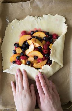 Galette Recipe Desserts, Fruit Pies, Food Game, Galette Recipe, Baking 101, Easy Pie Recipes, Easy Pie